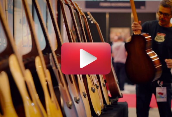 Videoclip of the Acoustic Guitar Village, Cremona Musica 2019, a great success! Visit to NAMM next January